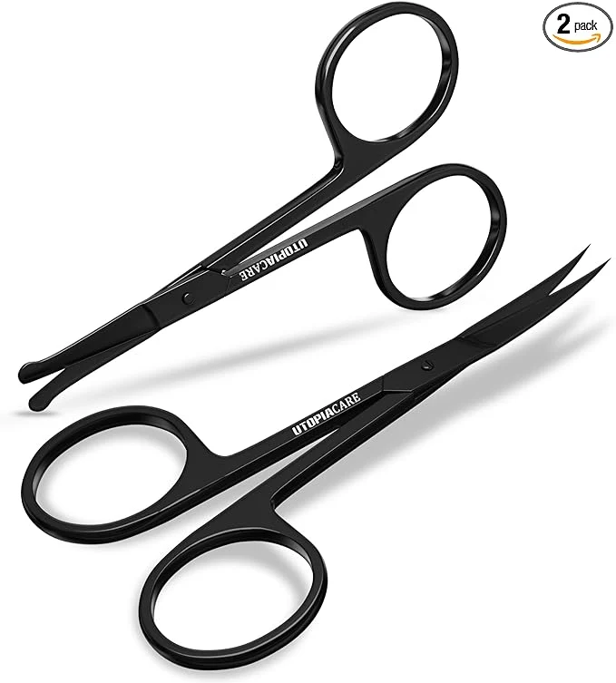 Pure Utopia Care Eyebrow Scissors Professional Stainless Steel Small Shears Unique