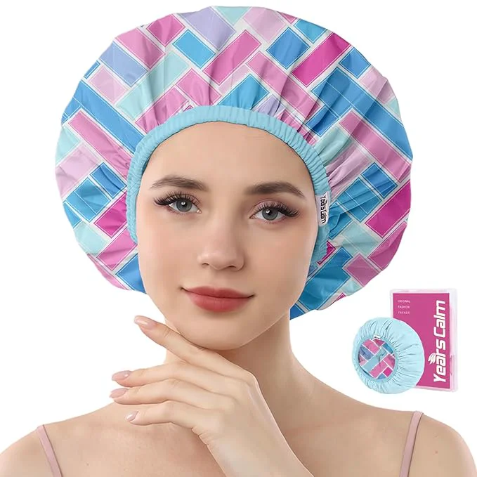 Modern Years calm Waterproof Shower Cap Safe