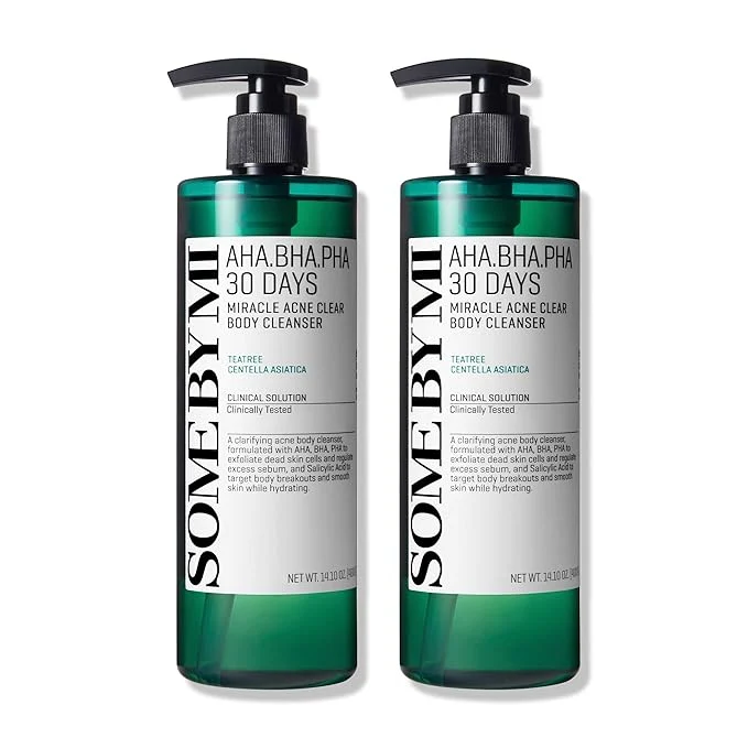Verified SOME BY MI AHA BHA PHA 30 Days Acne Clear Body Cleanser – Pack of 2 – Specialty