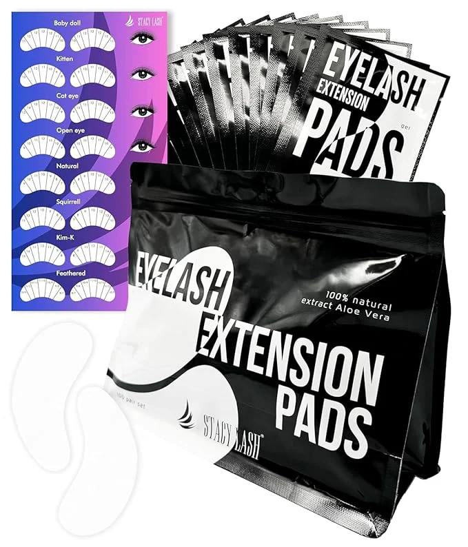 Smooth STACY LASH 100 Pairs Set Under Eye Gel Pads High-Grade
