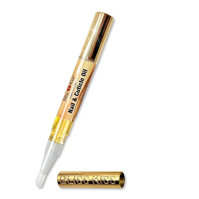 Breathable Bliss Kiss 1 Vanilla Fragrance Nail Oil Cuticle Pen w Vitamin E High-Performance