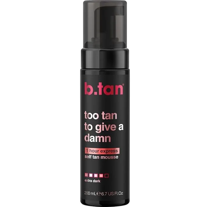 Exceptional b.tan Ultra Dark Self Tanner Mousse Too Tan Natural