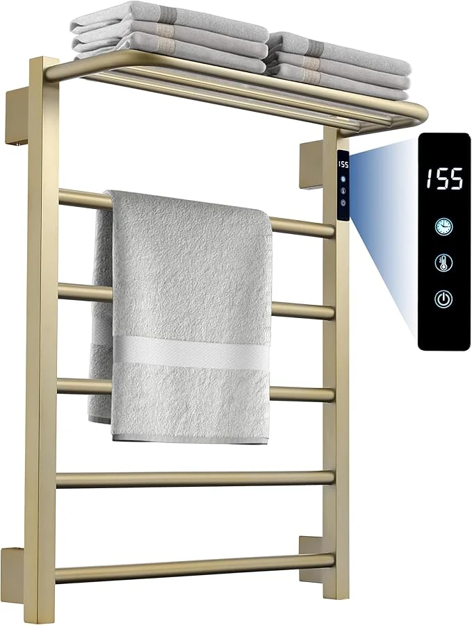 Enhanced Heated Towel Racks for Bathroom Hot Towel Warmer Traditional