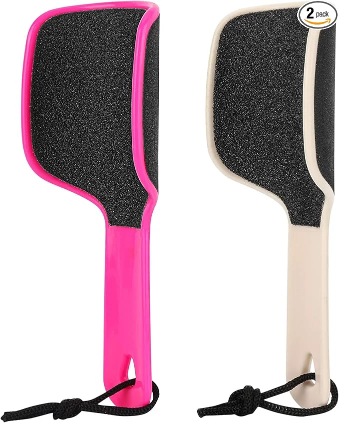 Safe 2 Pcs Curved Foot File Callus Remover Fine Crafted