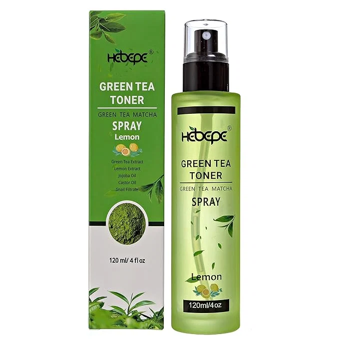 Minimalist Green Tea Matcha Facial Toner Mist Modern