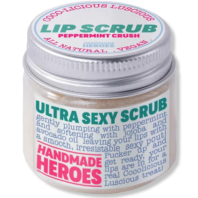 Crafted Handmade Heroes Peppermint Lip Scrub Selected