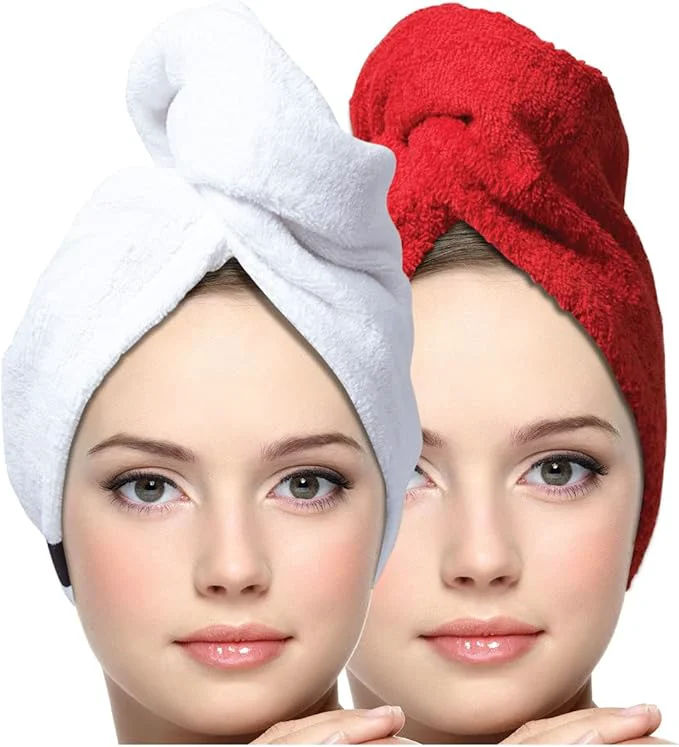 Proven KEEPOZ Hair Towel Wrap Quick Dry Cotton Super Absorbent Turban Head Wrap Certified