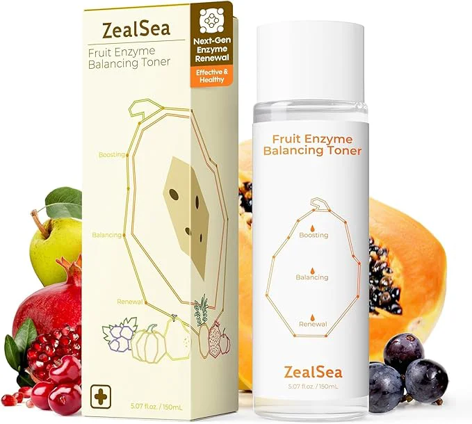 ZealSea Fruit Enzyme Balancing Prep Toner Healthy Enzyme Renewal Organic
