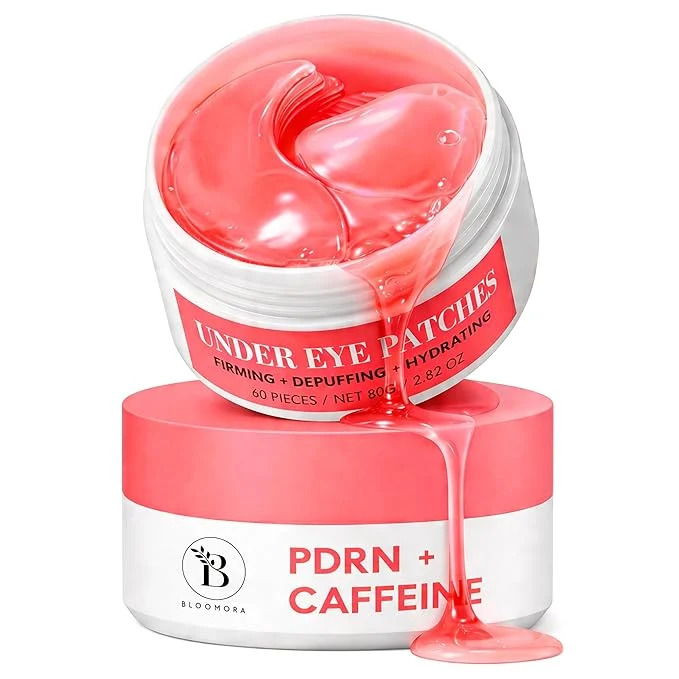 Smooth BLOOMORA PDRN Caffeine Collagen Under Eye Patches Under Eye Mask Clean