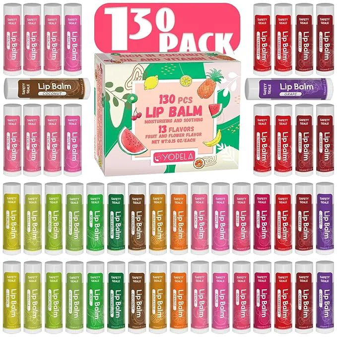 Solid 130 Pack Natural Lip Balm Bulk Quality