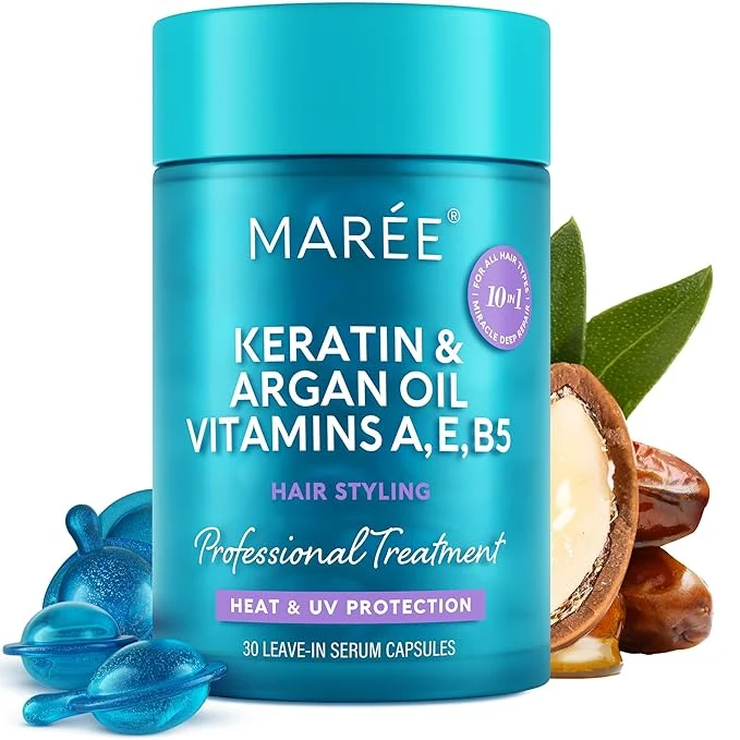 Professional MAREE Hair Serum for Frizzy Dry Hair – Styling Capsules World-Class
