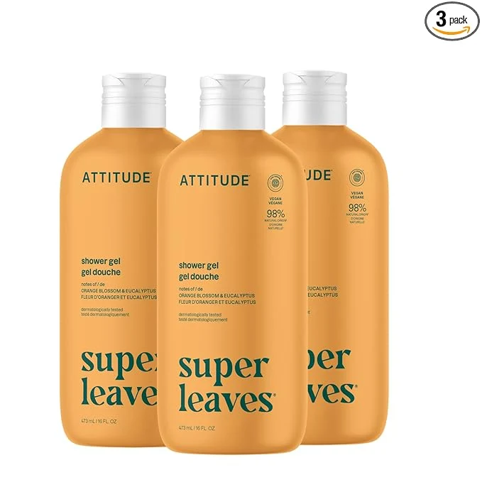 Outstanding ATTITUDE Body Wash EWG Shower Gel Dermatologically Tested Plant and Green