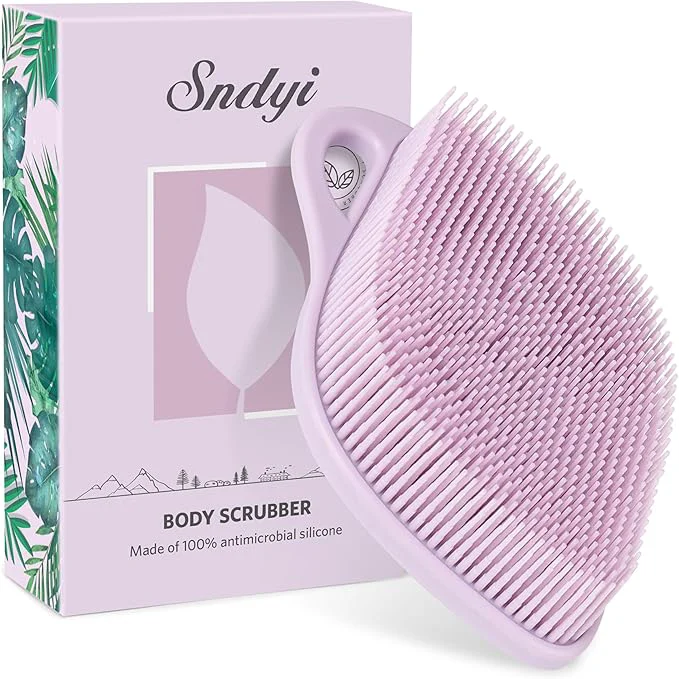 Organic Sndyi Silicone Body Scrubber Gentle Exfoliating Body Scrubber Unique
