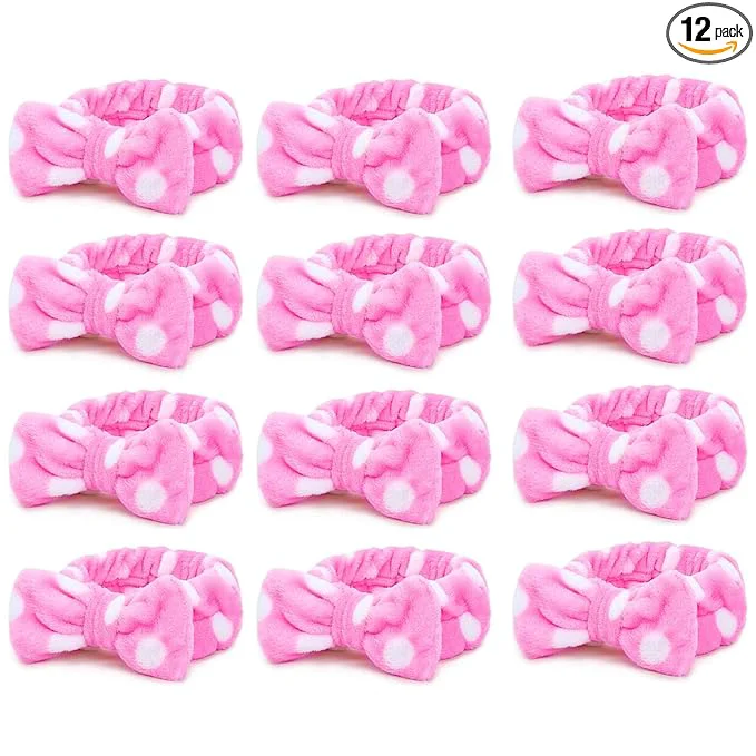 Original Casoty 12 Pcs Skincare Headbands Spa Headband Carefully Designed
