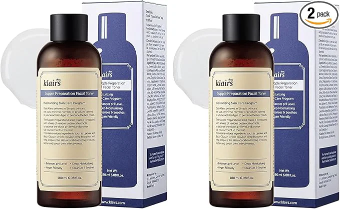 Authentic DearKlairs Supple Preparation Facial Toner- Balace pH Level Deep Moisturizer Premium Material
