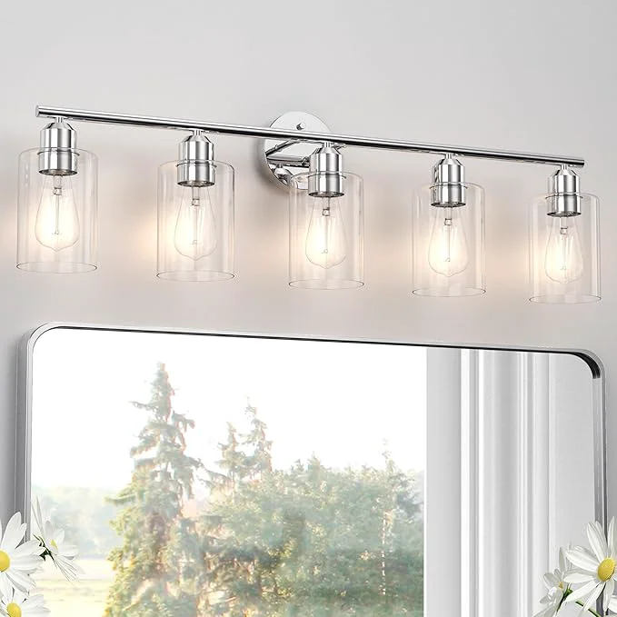Breathable Espird Bathroom Vanity Light Fixtures Polished Chrome Bathroom Lighting Fixture Sustainable