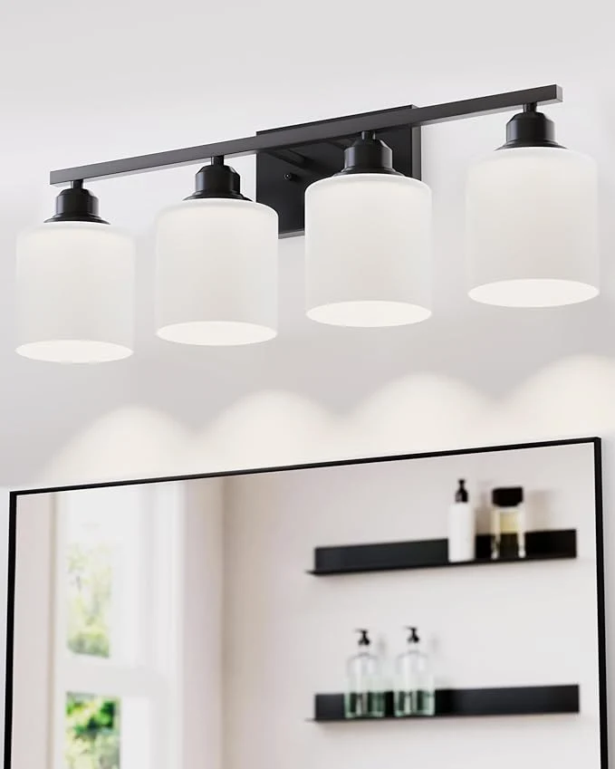 Expertly Made Sailstar Vanity Light Fixtures Matte Black Over Mirror Modern Bathroom Light High-Performance