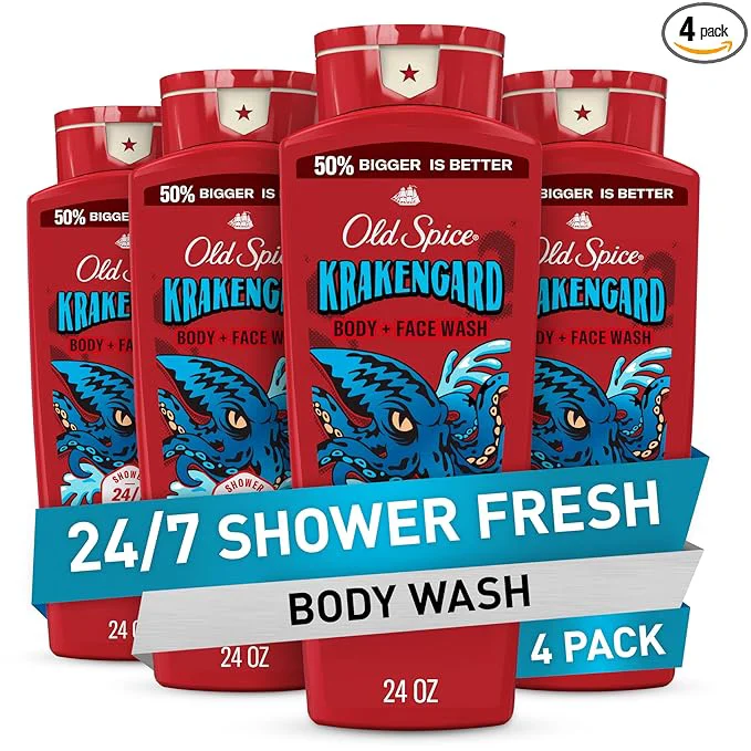 Top-Quality Old Spice Cleansing Body Wash for Men 3X Defense 24 7 Shower Fresh Effective