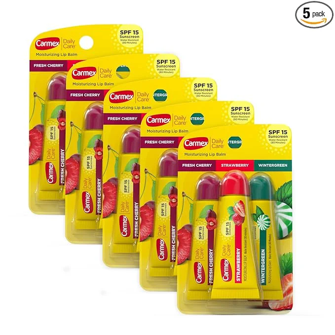 Exclusive Carmex Daily Care Moisturizing Lip Balm Tubes First-Class