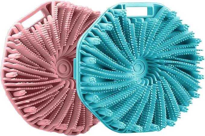 Reliable RamPula Silicone Body Scrubber Silicone Loofah Quick-Dry Exfoliating Body Modern