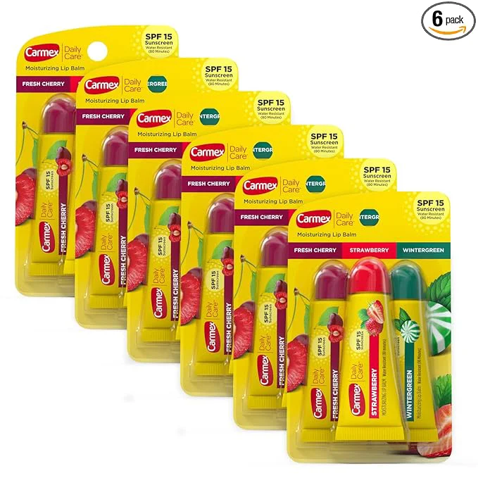 Refined Carmex Daily Care Moisturizing Lip Balm Tubes Solid