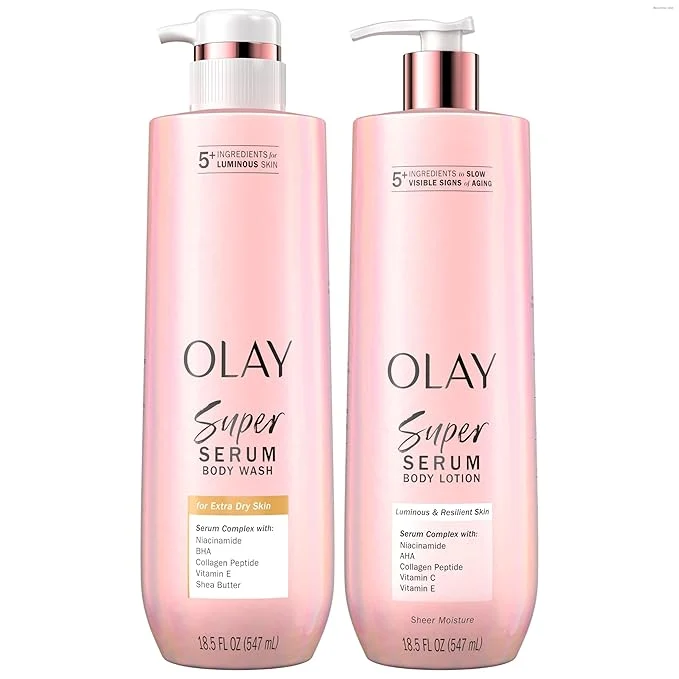 Solid Olay Super Serum Body Wash Hand Body Lotion Bundle Outstanding