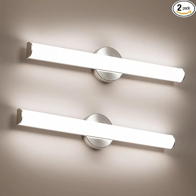Green OOWOLF 24inch Bathroom Vanity Light 2-Pack 16W Bathroom Lights Fixture Original Design