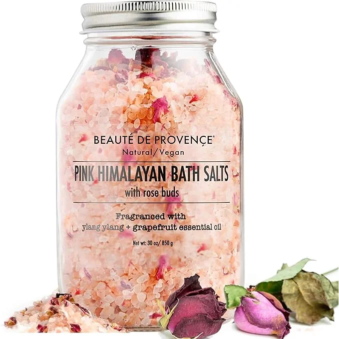 Natural Beaute DE Provence Pink Himalayan Bath Salt Modern