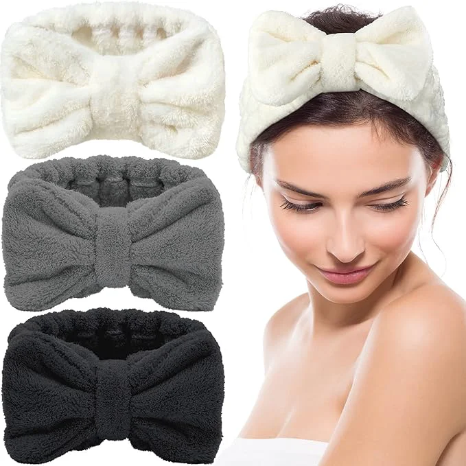 Original Design 3 Pieces Towel Headbands for Women Makeup Headband for Washing Face Makeup Spa First-Class