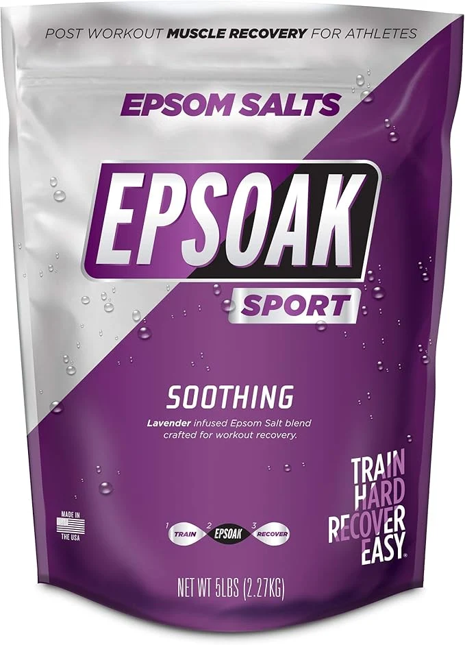 Breathable Epsoak Sport Epsom Salt 5 lb. USP Magnesium Sulfate High-Quality