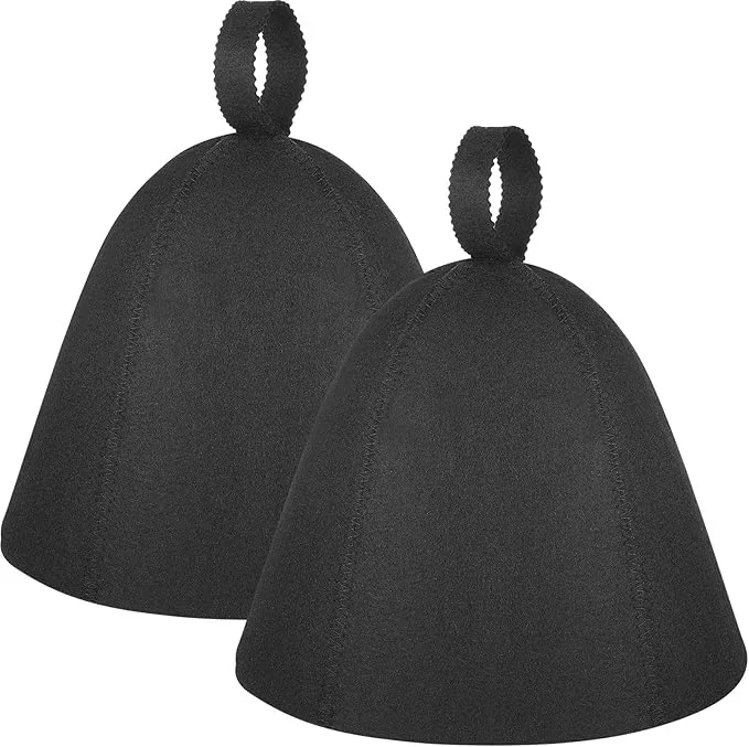 High-End JaGely Sauna Hat for Men Women Sauna Hat Vaporarium Cap Russian Banya Cap for High-Grade