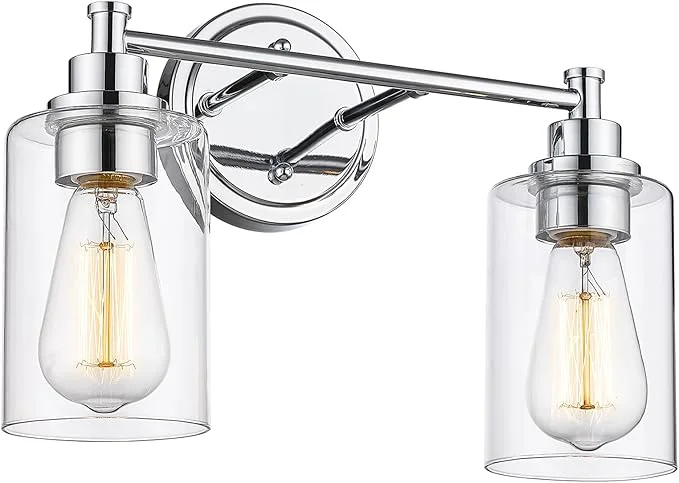 High-Quality FEMILA Modern Bathroom Light Fixtures 2-Light Bathroom Vanity Lights Over Fashionable