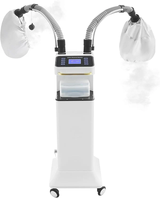 Pure 800W Nano Hooded Hair Steamer Professional Micro Mist Hair Care Steamer Stylish