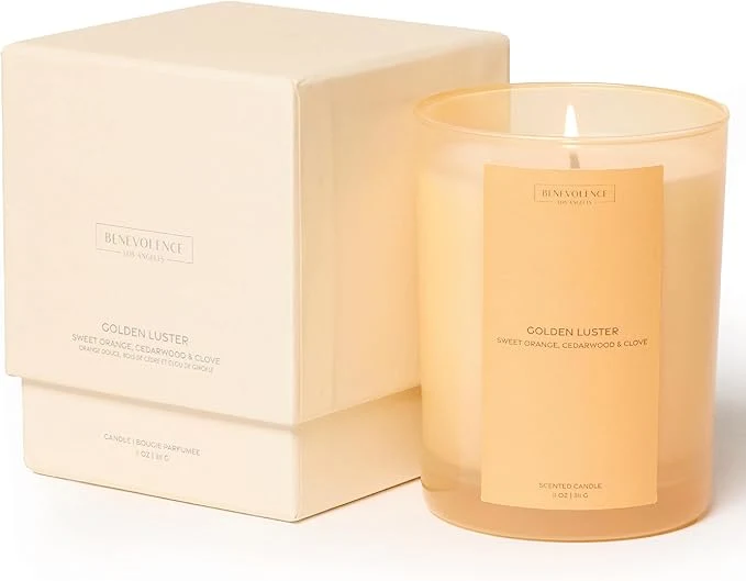 Flexible Orange Cedarwood Clove Scented Candle 11oz 60 Hour Burn Natural Soy Wax Genuine