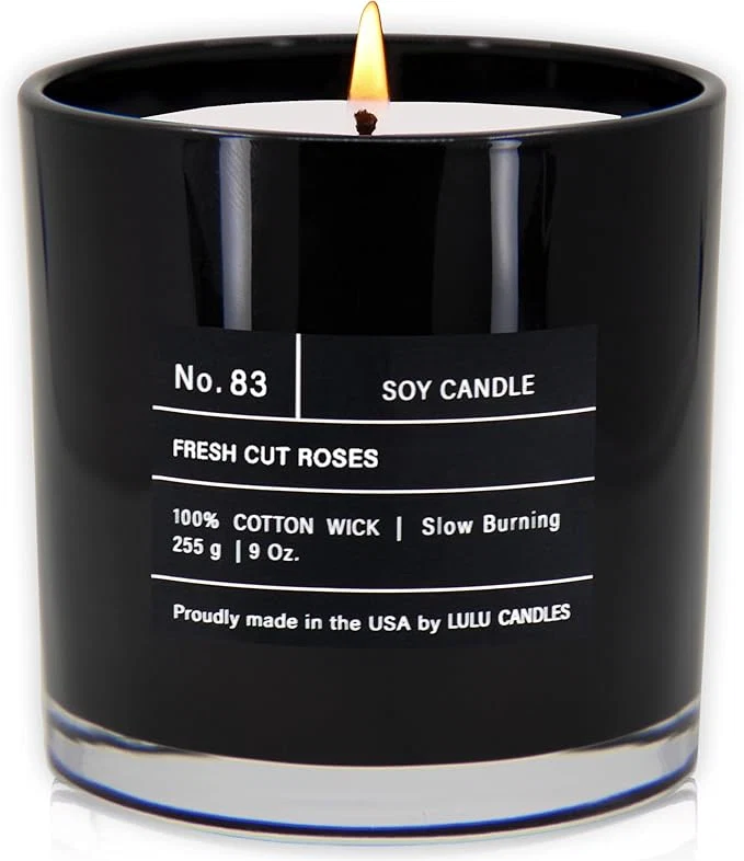Versatile Lulu Candles Fresh Cut Roses Smells Floral Musky Luxury Scented Soy Jar Premium Material