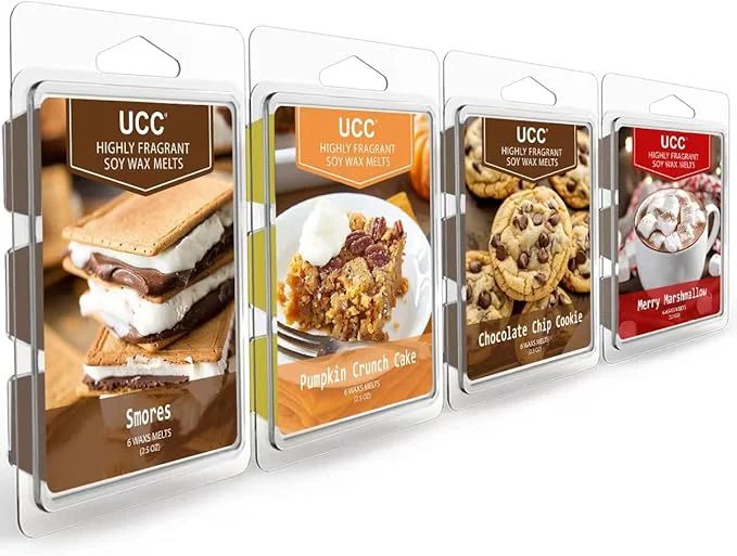 Exclusive UCC Fall Wax Melts Premium Plant Based Natural Autumn Soy Scented Melts Cubes Flexible