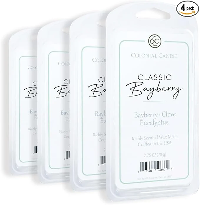Refined Colonial Candle Bayberry Scented Wax Melts Wax Melt Warmer Cubes Long Lasting Dependable