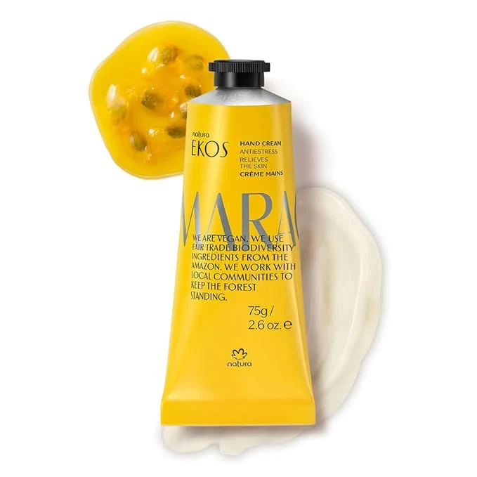 Powerful Natura – Passion Fruit Hand Cream – Calming Balm – Fast Absorption – 24-Hour Breathable