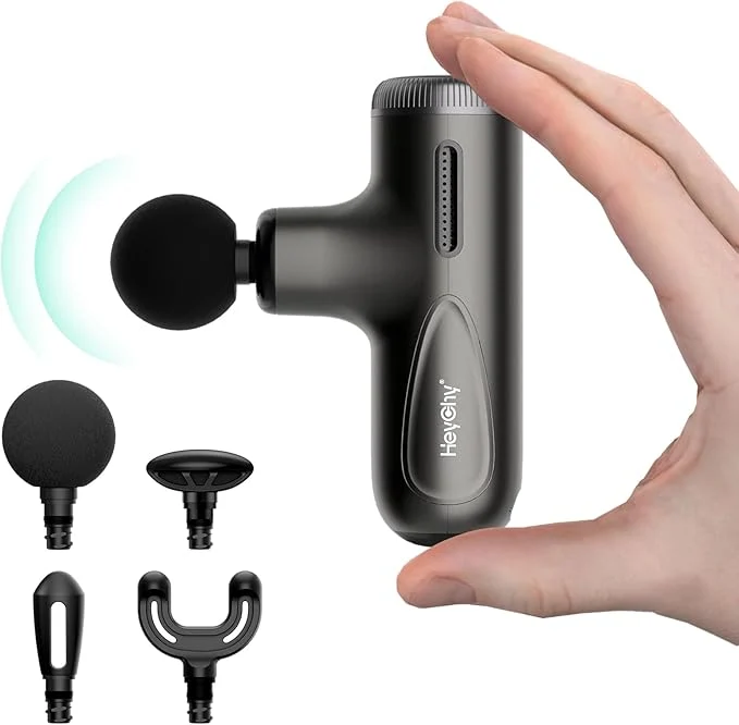 Certified HEYCHY Super Mini Massage Gun Deep Tissue Handheld Percussion Muscle Massager Recyclable