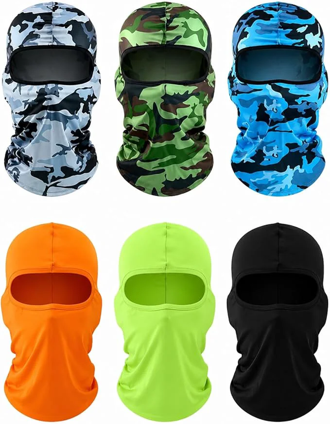 First-Class SATINIOR 6 Pcs Ski Mask Cover Balaclava Full Face Mask Summer Face Cover UV Refined