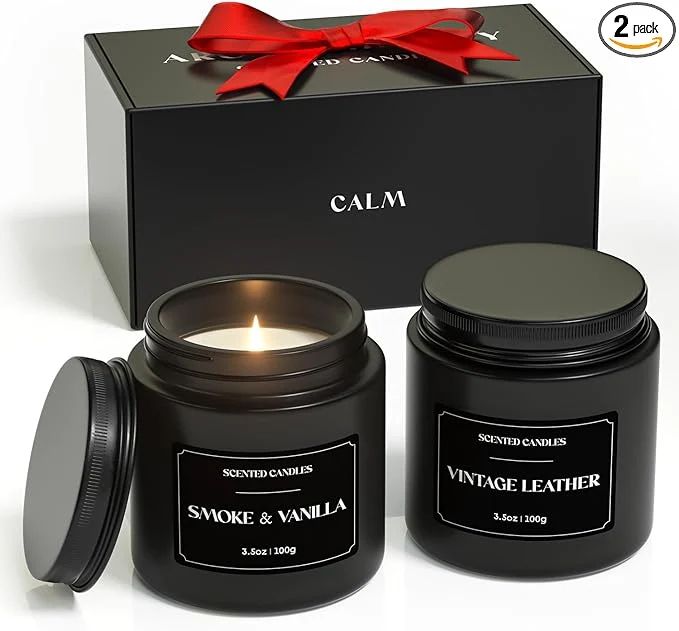 Breathable NORVENCE Scented Candles Gift Set Stress Relief Candles Expertly Made