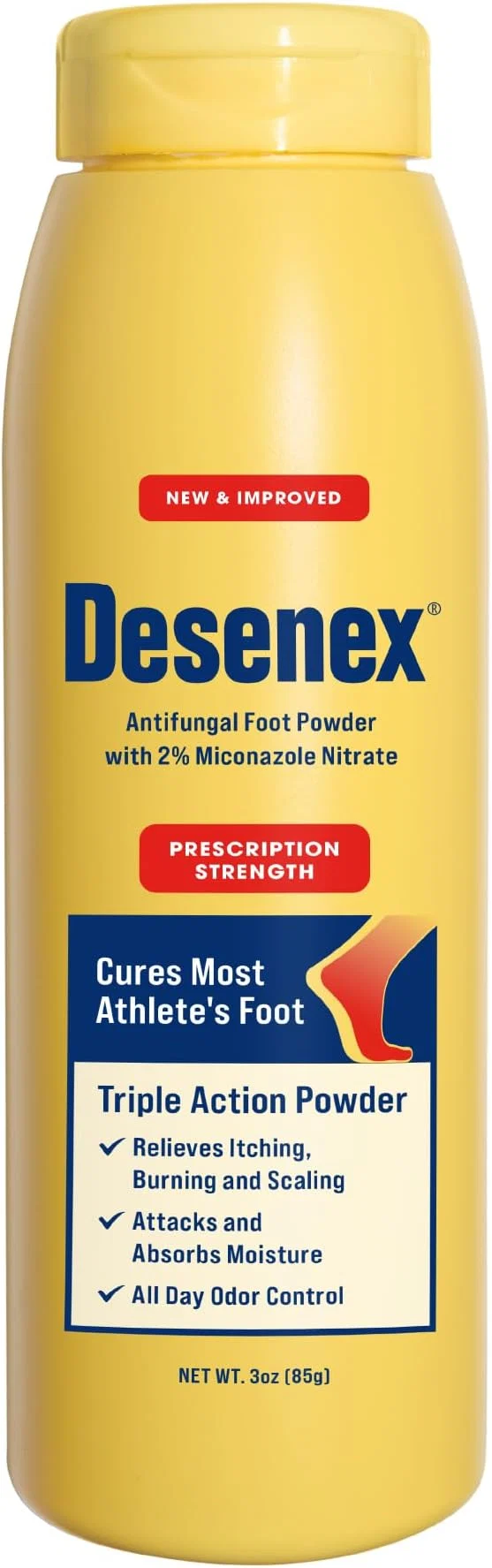 Premium Desenex Anti-Fungal Foot Powder Cures Most Athlete s Foot 2 Miconazole Authentic