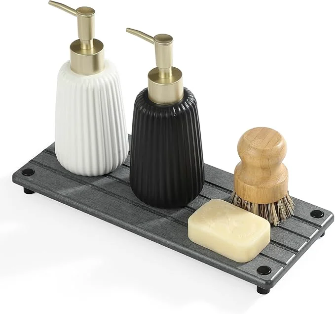 Healthy Razborci Instant Dry Sink Caddy Kitchen Sink Organizer Quick Drying Stone Tray Top-Quality