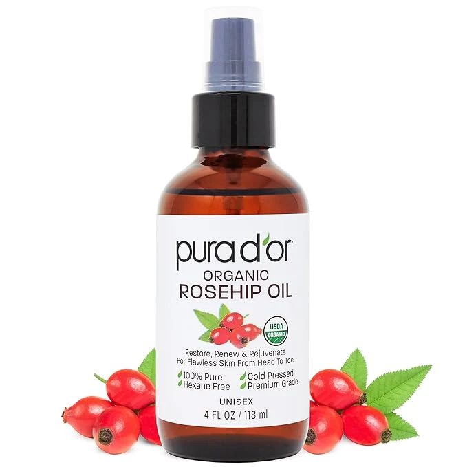 First-Class PURA D’OR 4 Oz ORGANIC Rosehip Seed Oil Sophisticated