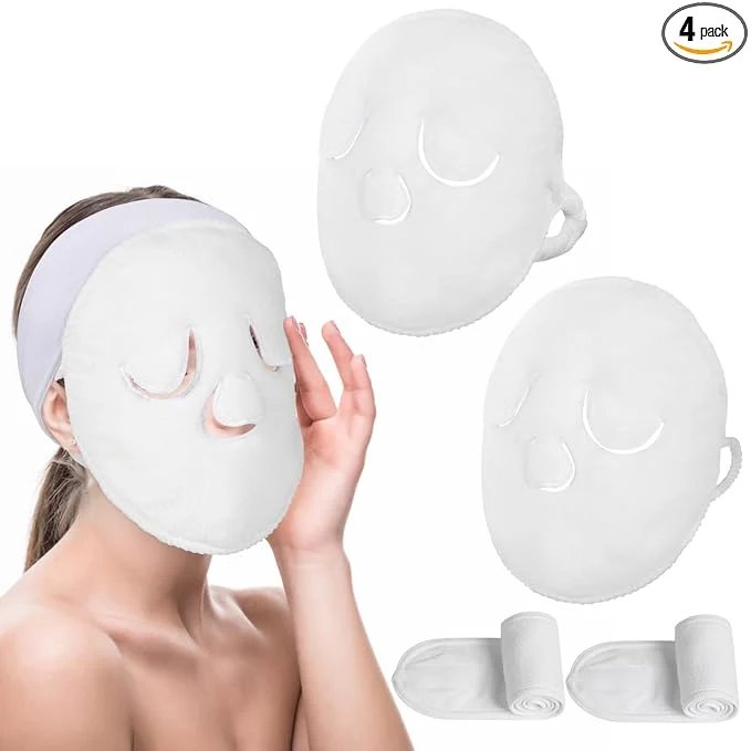 Artisan Face Steaming Towel 4 Pack Reusable Face Towel Mask Easy-to-Use