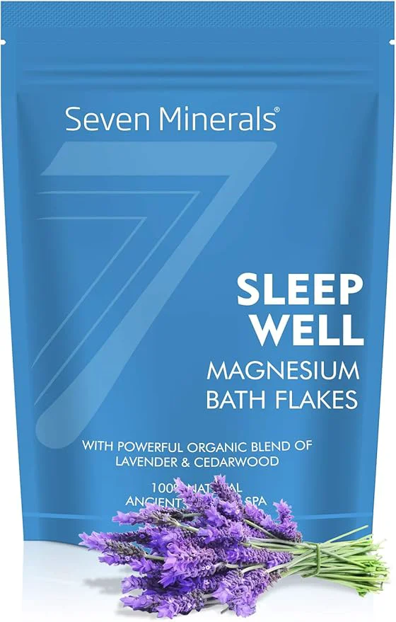 First-Class Seven Minerals SleepWell Magnesium Chloride Flakes 3lb – Absorbs Better Than Solid