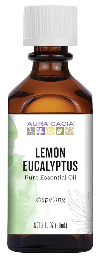 Secure Aura Cacia Essential Oil Awakening Lemon Eucalyptus 2 Fluid Ounce Soft