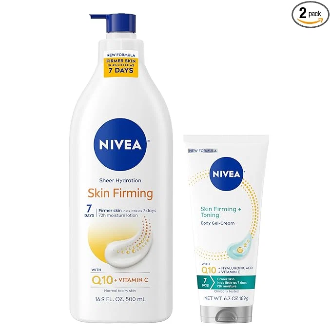 Detailed NIVEA Sheer Hydration Skin Firming Body Lotion Skin Firming Toning Body Gel Premium