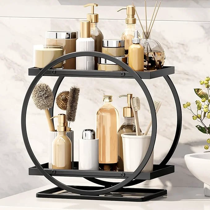 Prestigious Bathroom Counter Organizer 2 Tier Bathroom Organizer Countertop Vanity Makeup Premium