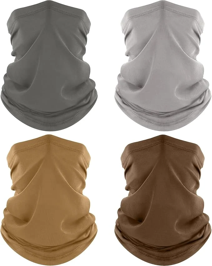 Classic ROXUN 4 Pack Neck Gaiter Cooling Breathable Face Mask UV Protection Scarf Powerful